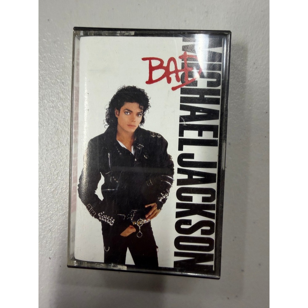 Michael Jackson Bad Cassette Tape 1987 Epic Records ET40600 Pop Rock Vintage